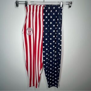 VTG Pro Performance Body Building Wear American Flag Muscle Pants Small
